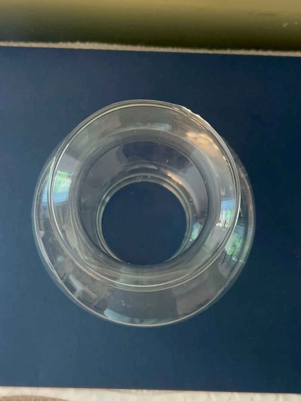 Vintage Clear Glass Hurricane Chimney Replacement for Oil/Kerosene Lamps